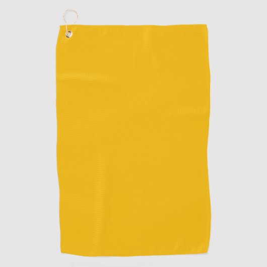 Serviette De Golf Frénésie jaune chaud uni (Devant)