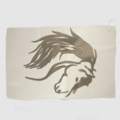 Serviette De Golf Friar Grey Cheval Head (Horizontal)