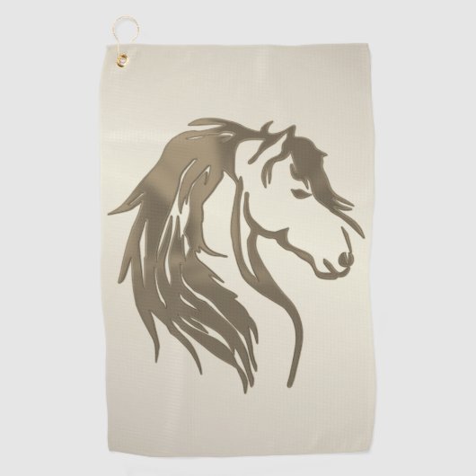 Serviette De Golf Friar Grey Cheval Head (Devant)