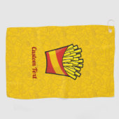 Serviette De Golf Fries françaises (Horizontal)