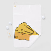 Serviette De Golf Fromage Mignon Rieur (En situation)