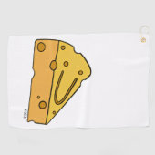 Serviette De Golf Fromage Mignon Rieur (Horizontal)