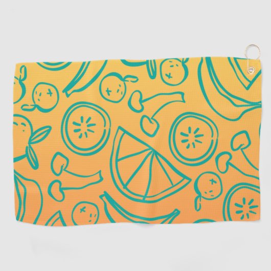 Serviette De Golf Fruits (Horizontal)