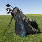 Serviette De Golf Fumée bleue (Vert)
