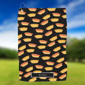 Serviette De Golf Fun Hot Dogs