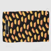 Serviette De Golf Fun Hot Dogs (Horizontal)