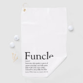 Serviette De Golf Funcle Oncle Définition Fun moderne (En situation)