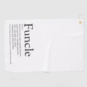 Serviette De Golf Funcle Oncle Définition Fun moderne (Horizontal)