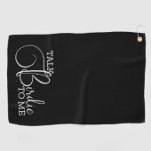 Serviette De Golf Funny Black Golf Joke (Horizontal)