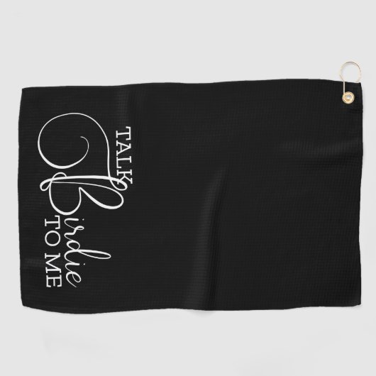 Serviette De Golf Funny Black Golf Joke (Horizontal)