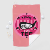Serviette De Golf Funny Femme Golfers Pros Fanatics de golf (En situation)