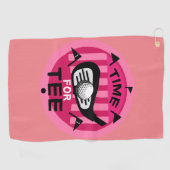 Serviette De Golf Funny Femme Golfers Pros Fanatics de golf (Horizontal)