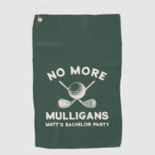 Serviette De Golf Funny Golf Groomsmen Bachelor Party Favors (Devant)