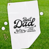 Serviette De Golf Funny Golfer meilleur papa par pair | FÊTE DES PÈR