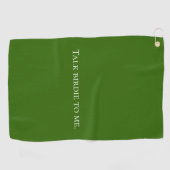Serviette De Golf Funny Green (Horizontal)