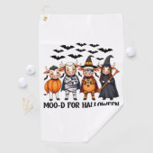 Serviette De Golf Funny Highland Cow Moo-d pour Halloween (En situation)