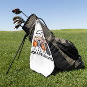 Serviette De Golf Funny Highland Cow Moo-d pour Halloween (Vert)