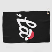 Serviette De Golf Funny Kamala Harris 2024 Comma La Christmas (Horizontal)