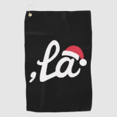 Serviette De Golf Funny Kamala Harris 2024 Comma La Christmas (Devant)