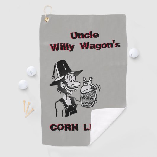 Serviette De Golf Funny Mountain Man 🏔️ Comical Hillbilly (En situation)
