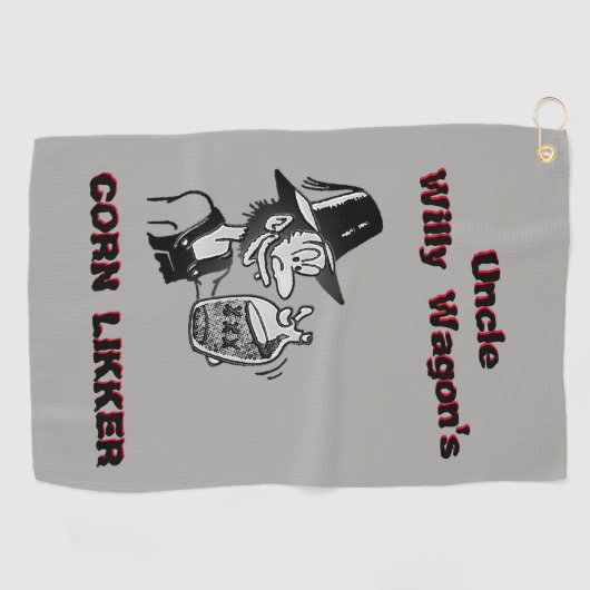 Serviette De Golf Funny Mountain Man 🏔️ Comical Hillbilly (Horizontal)