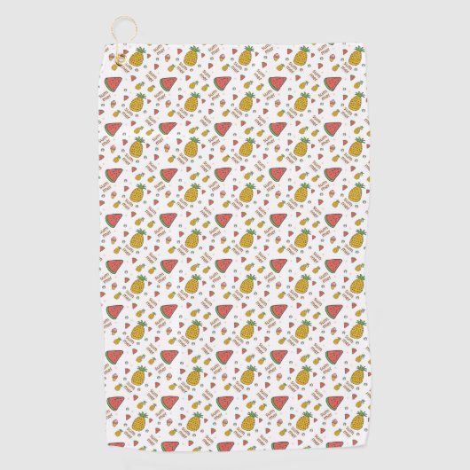 Serviette De Golf funny pineapp (Devant)