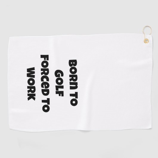 Serviette De Golf Funny Quote Golfing (Horizontal)