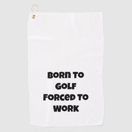 Serviette De Golf Funny Quote Golfing (Devant)