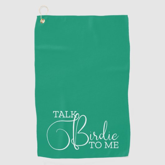 Serviette De Golf Funny Turquoise Golf Joke (Devant)