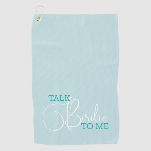 Serviette De Golf Funny Turquoise Golf Plaisanterie (Devant)