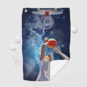 Serviette De Golf Futur Basketball All-Star (En situation)