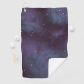 Serviette De Golf Galaxie mystique de Violet Dusty (En situation)