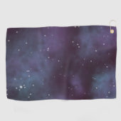 Serviette De Golf Galaxie mystique de Violet Dusty (Horizontal)