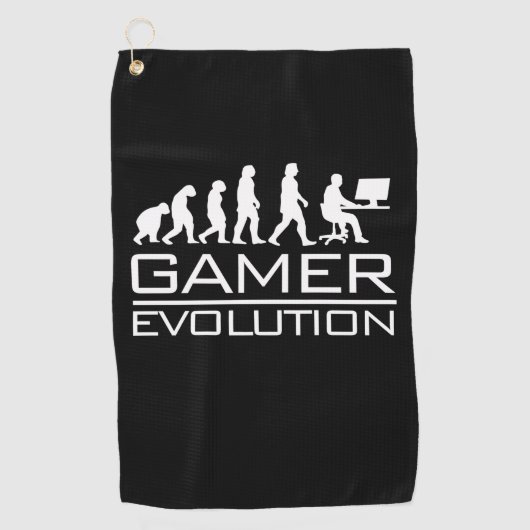 Serviette De Golf Gamer Gift | Gamer Evolution (Devant)