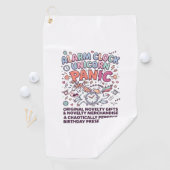 Serviette De Golf Garde du Royaume Licorne Conception Vectorielle Ad (En situation)