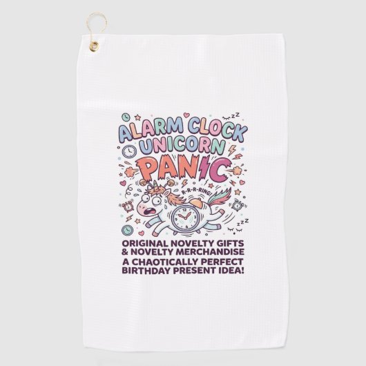 Serviette De Golf Garde du Royaume Licorne Conception Vectorielle Ad (Devant)