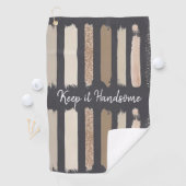 Serviette de golf Gardez-la belle (En situation)