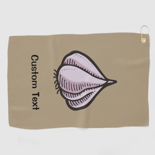 Serviette de golf Garlic Bulb (Horizontal)