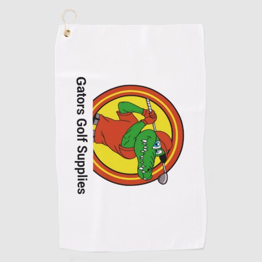 Serviette de golf Gator (Devant)