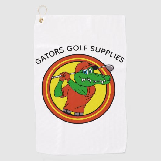 Serviette de golf Gator (Devant)
