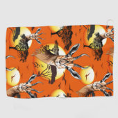 Serviette De Golf Gazelle Antelope africaine animal sauvage (Horizontal)