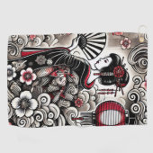 Serviette de golf Geisha Elegance (Horizontal)