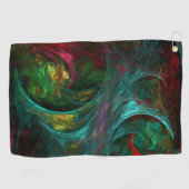 Serviette De Golf Genèse Art Abstrait (Horizontal)