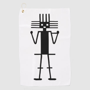 Serviette De Golf géogliphe géant atacama symbole ancien nazca per