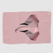 Serviette De Golf Géométrie Tête d'éléphant (Horizontal)
