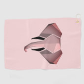 Serviette De Golf Géométrie Tête d'éléphant (Horizontal)