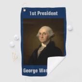 Serviette De Golf George Washington 1er président américain par Stua (En situation)