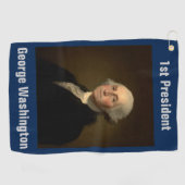 Serviette De Golf George Washington 1er président américain par Stua (Horizontal)