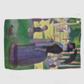 Serviette De Golf Georges Seurat - Un dimanche après-midi à l'Île de (Horizontal)