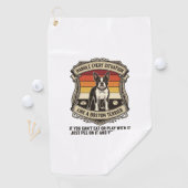 Serviette De Golf Gérer chaque situation Boston Terrier Chien Couche (En situation)